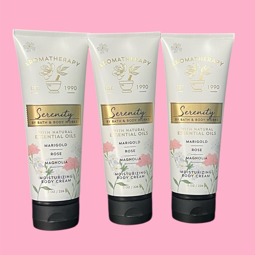 Bath & Body Works Serenity Body Cream - White and Gold